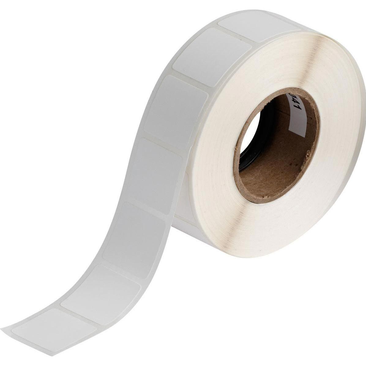 Brady, Etiketten, J20-179-7425J, Polypropylen, Weiss, matt, 25.40 x 25.40 mm, permanent (1500 Etik)