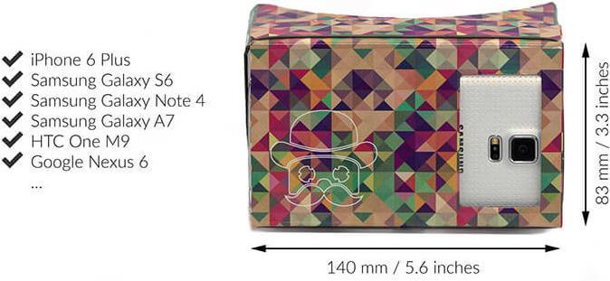Produktbild Google Virtual Reality Cardboard 2.5 POP!