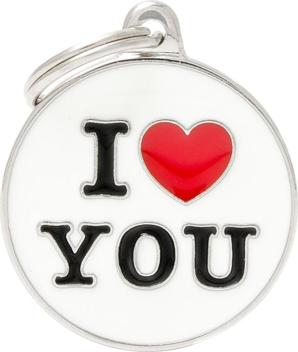 Myfamily MyFa tegn charms, I love you