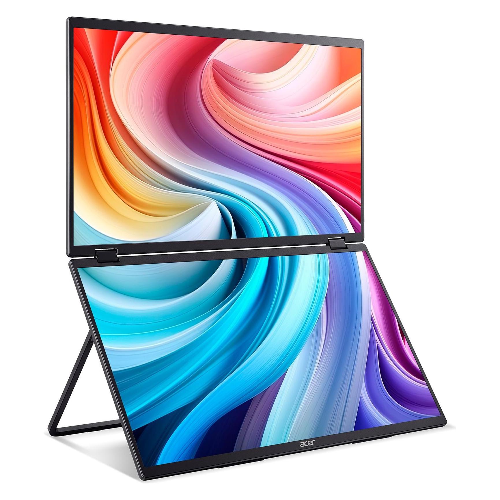 Acer PD193QEbmiuux (1920 x 1080 Pixel, 18.50"), Monitor, Schwarz, Grau
