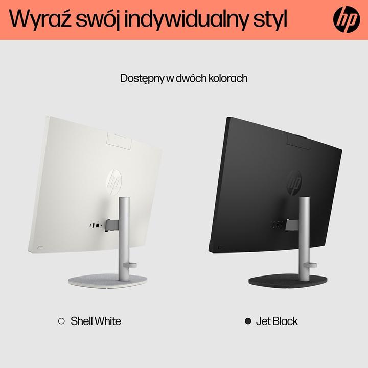 Actual product image HP AIO 24-cr0005nw Ryzen 5 7520U 23.8 FHD AG IPS 8GB DDR5 SSD512 Radeon 610M Win11 2Y Shell White (AMD Ryzen 5 7520U, 8 GB, 512 GB)