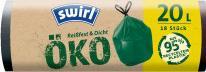 Actual product image Swirl Bin liners eco drawstring 20l 18s (18x)
