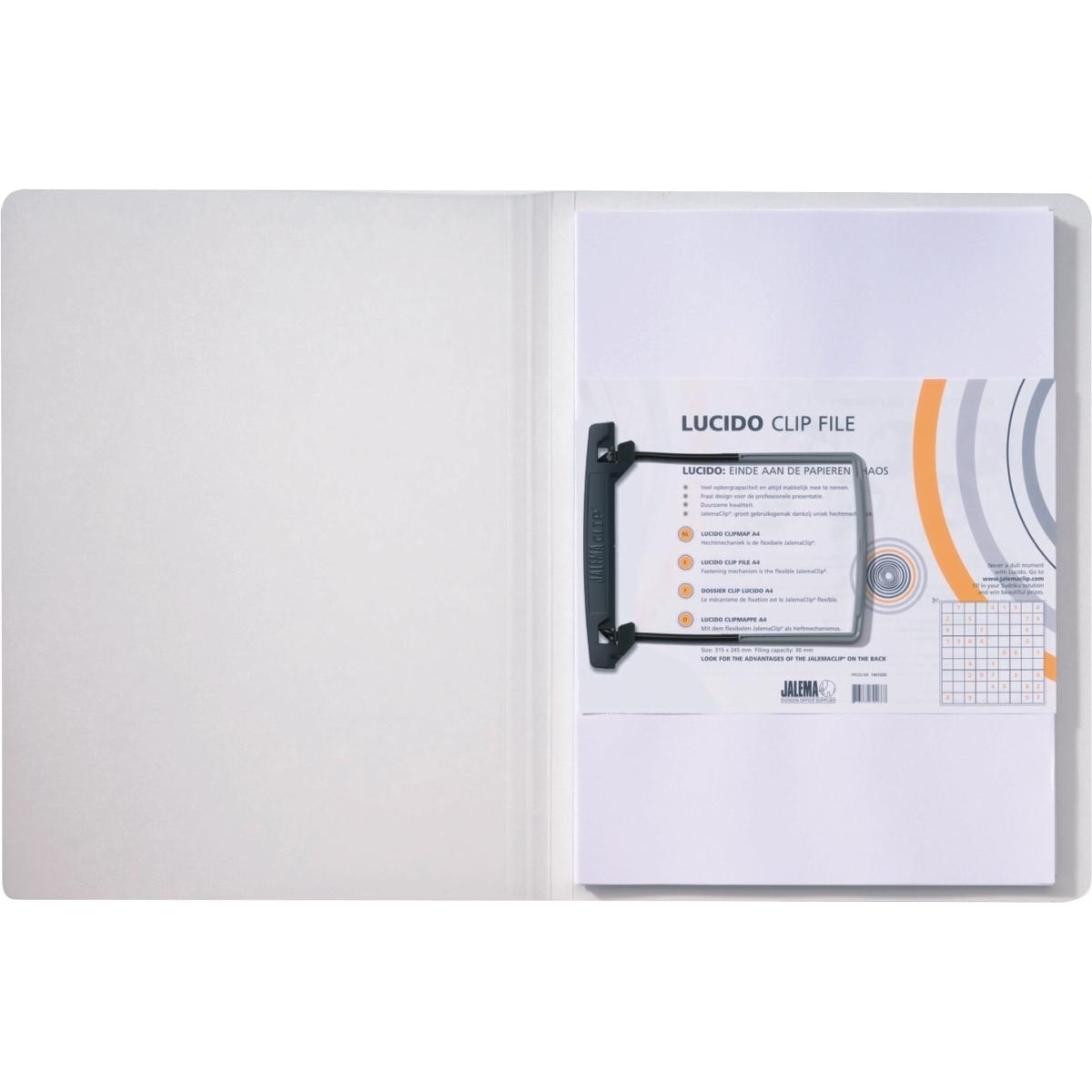 Jalema, Mappe, Schnellhefter Avanti Verwendung für Papierformat: DIN A4 Werkstoff: Polypropylen (A4, 1 x)