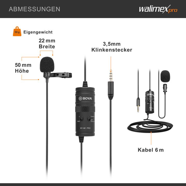 Produktbild Walimex pro pro Boya M1 Pro Ansteck Mikrofon