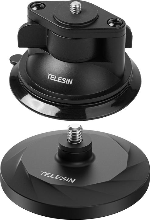 Actual product image Telesin Magnetic Base and Suction Cup Base Set for Insta360 GO 3 (Insta360 Go 3)