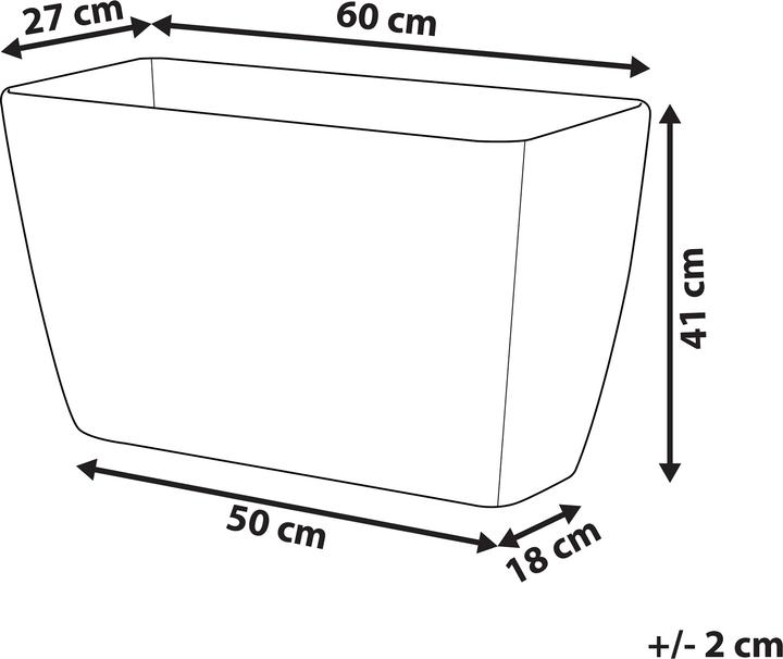 Produktbild Beliani Baris (27 x 60 x 41 cm)