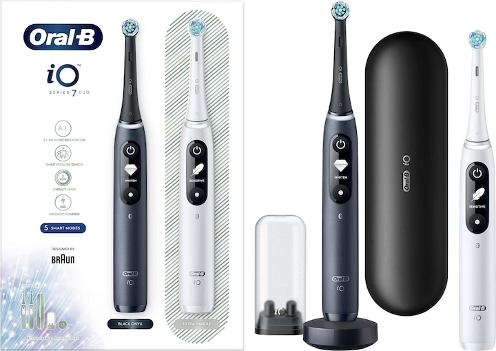 Actual product image Oral-B iO Series 7 Duo electric toothbrushes (Oscillating toothbrush)