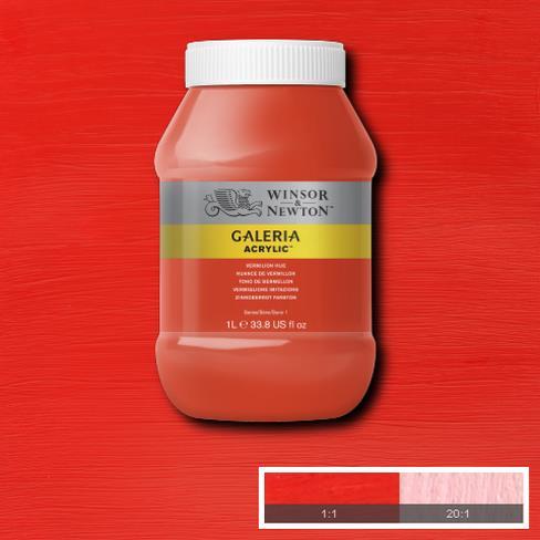 Image du produit Winsor & Newton Galeria Acrylic 1L Vermilion 682 (Orange, Rouge, 1000 ml)