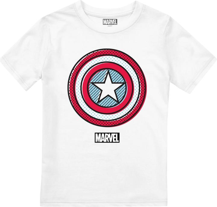 Produktbild Captain America Ziptone Shield TShirt (116)