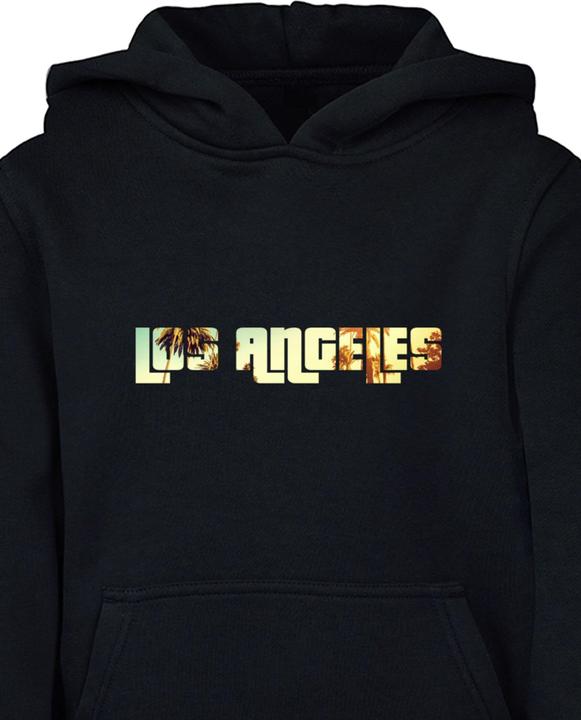 Produktbild Merchcode Grand Los Angeles Basic Kids Hoody - 168009 (146, 152)