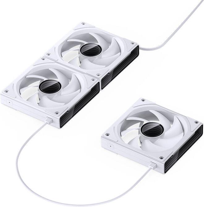 Produktbild Jonsbo ZK-120W 3in1 Lüfter- A-RGB, weiss (120 mm, 3 x)