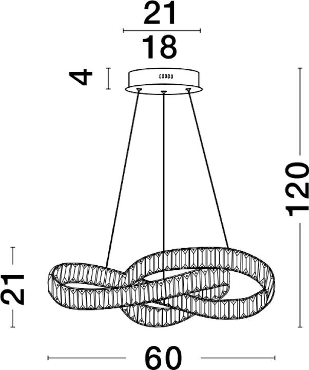 Actual product image Nova Luce Conceto (4075 lm)