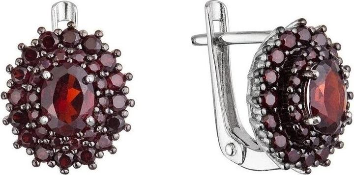 Immagine prodotto Evolution Group - Luxurious dangle earrings with genuine garnets 11497.3