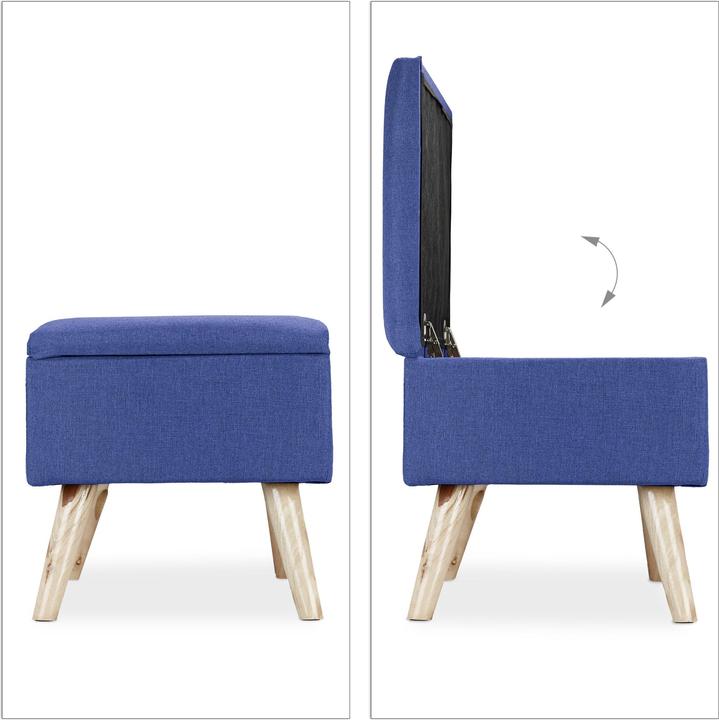 Actual product image Relaxdays Hallway Storage Bench, Padded (79.50 cm)