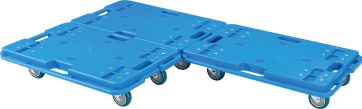 Produktbild BS Rollen Transportroller Rad-Ø 75 mm 150 kg L600 mm B400 mm Thermoplastik (150 kg)
