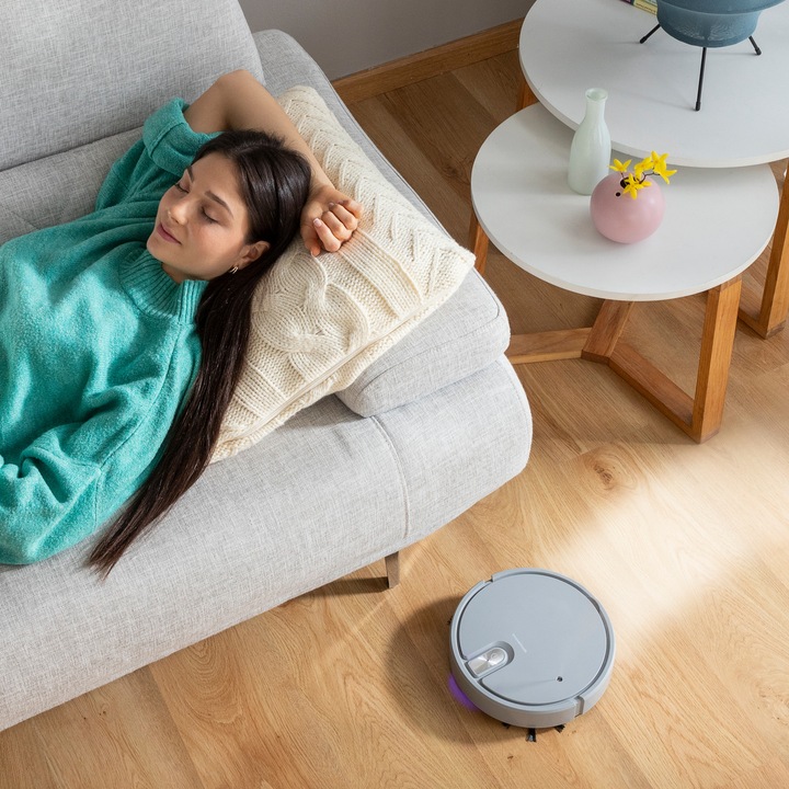 Actual product image InnovaGoods Multifunctional rechargeable robot hoover (Vacuum mopping robot)