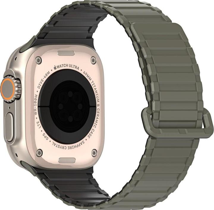 Produktbild Dux Ducis KJ Armband (42 mm, 45 mm, 44 mm, 49 mm, Silikon, Apple Watch Ultra 2, Apple Watch Series 8, Apple Watch Ultra, Apple Watch Series 5, Apple Watch Series 7, Apple Watch Series 6, Apple Watch Series 3, Apple Watch Series 4, Apple Watch SE, Apple Watch Series 9)