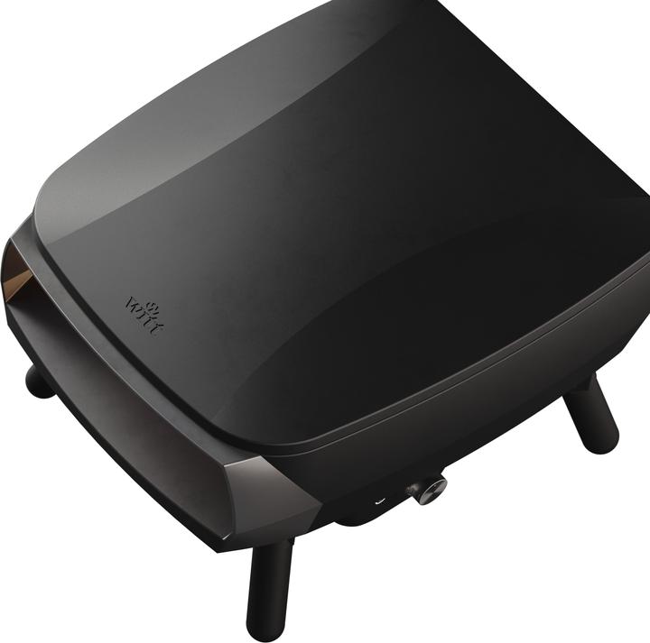 Produktbild Etna Rotante Piccolo schwarz / Pizzaofen / Drehstein / 500°C / Gas / Pizza bis 33 cm (Pizzaofen Gas)