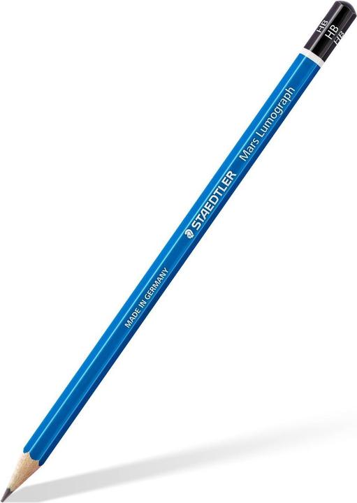 Actual product image Staedtler Mars Lumograph 100 drawing pencils (2 mm, M, 24 x)