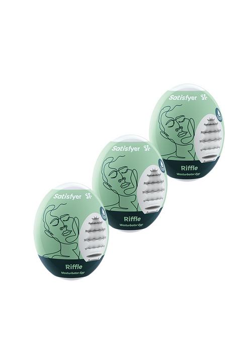 Produktbild Satisfyer Masturbator Egg Set - Riffle - 3 pcs