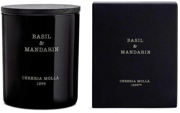 Produktbild Cereria Molla Vaso Cera Vegetal Premium Basil & Mndari/Negro Cerería Molla (230 g)