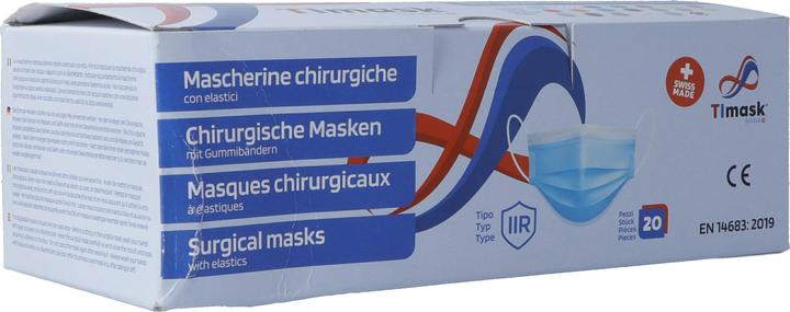 Actual product image Timask Disposable mask (Type IIR, 20 x)