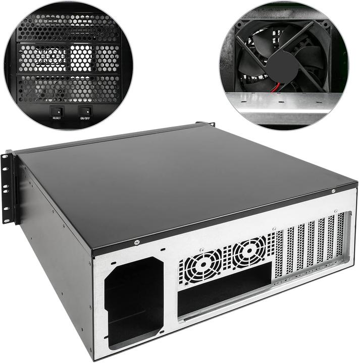 Image du produit RackMatic - Rackbox 19 IPC ATX 4U 3x5.25 8x3.5 depth 460mm