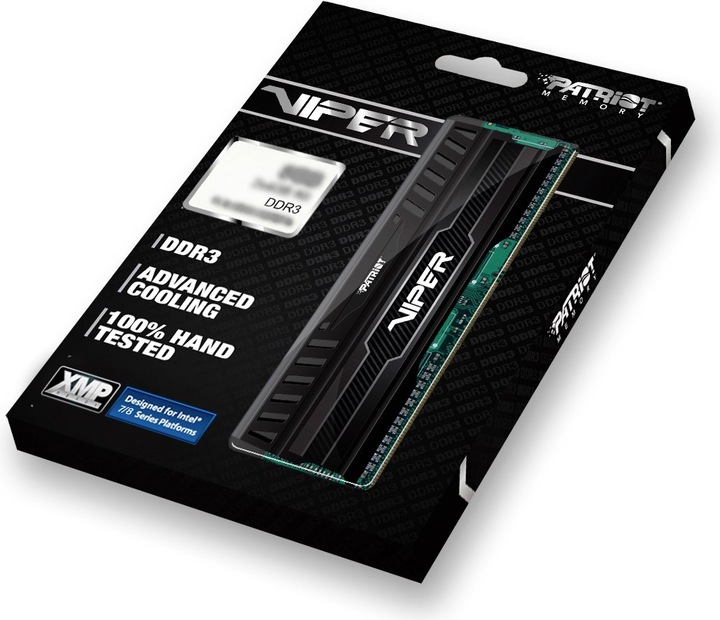 Immagine prodotto Patriot Viper 3 Black Mamba (2 x 8GB, 1600 MHz, DDR3-RAM, DIMM)