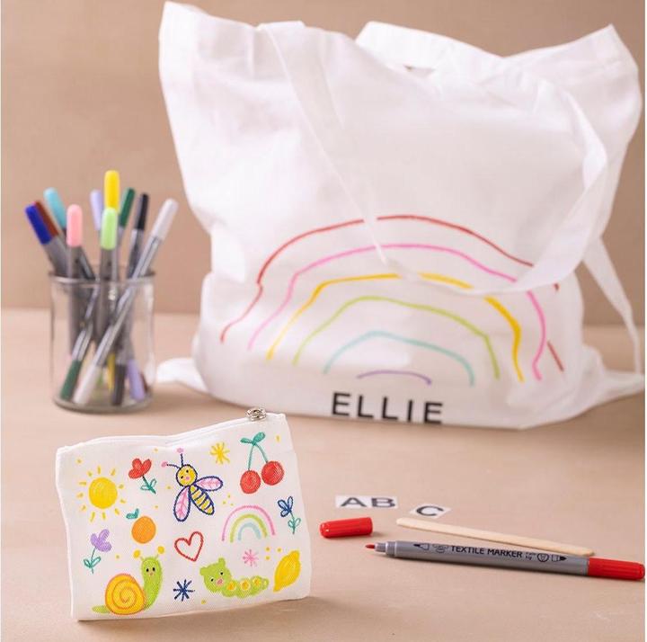 Immagine prodotto Creativ Company Set artigianale di decorazione tessile Borsa, borsetta