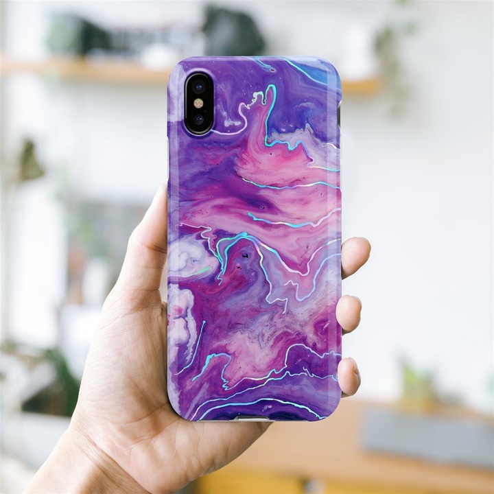 Produktbild Cadorabo IMD TPU Bunter Marmor Cover (Apple iPhone XS Max)