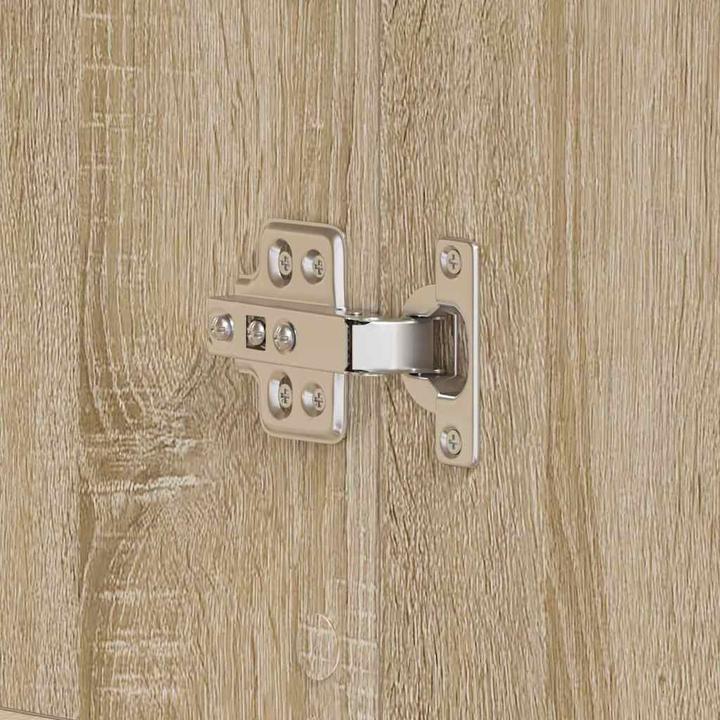 Image du produit vidaXL Armoire à chaussures Chêne Sonoma 80x39x180 cm Matériau dérivé du bois (80 x 39 x 180 cm)