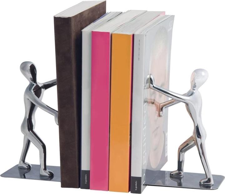 Balvi Ensemble de Serre-Livres en Zinc Chrome Ombré