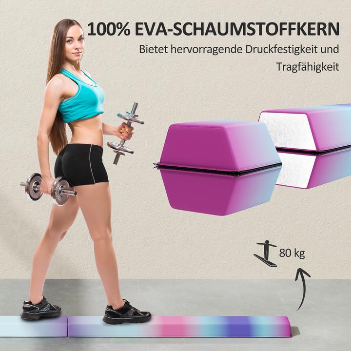 Immagine prodotto SportNow Schwebebalken Kunststoff, Polyester Mehrfarbig