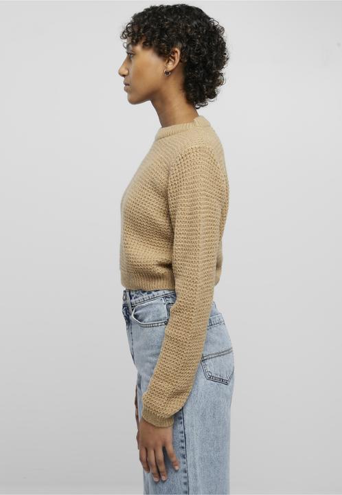 Produktbild Urban Classics Ladies Short Waffle Sweater (M)