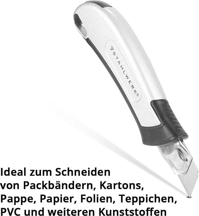 Image du produit Stahlwerk Cutter premium PCM-181 ST Lot de 5 lames sécables 18 mm (Cutters)