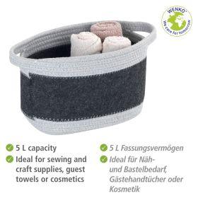 Actual product image Wenko Felt basket Bea (16 cm, 5x)