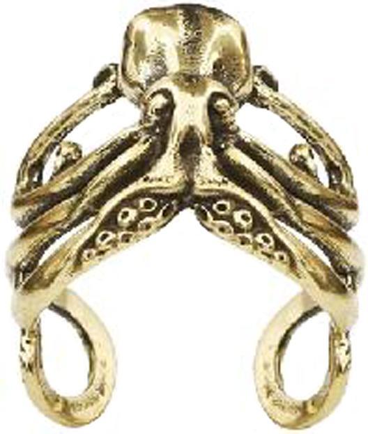 Immagine prodotto Star Piercing Ear Cuff vergoldet Krake