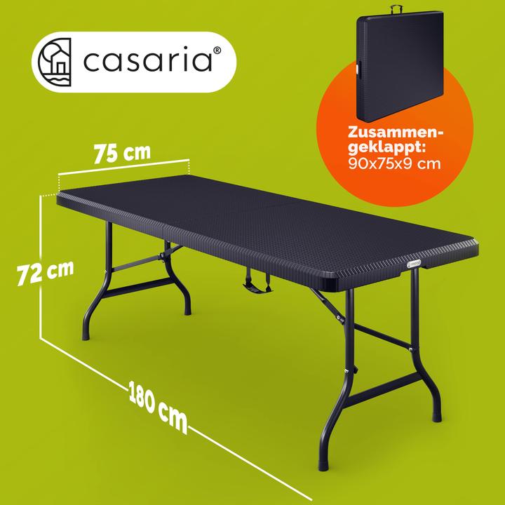 Produktbild Casaria Gartentisch (75 cm)