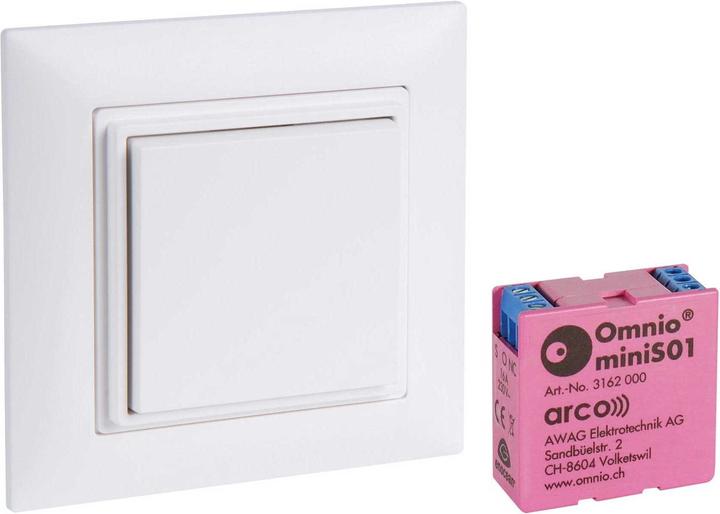 Actual product image Omnio Starter Set 11 preconfigured Switching with rocker switch (Switch actuator)
