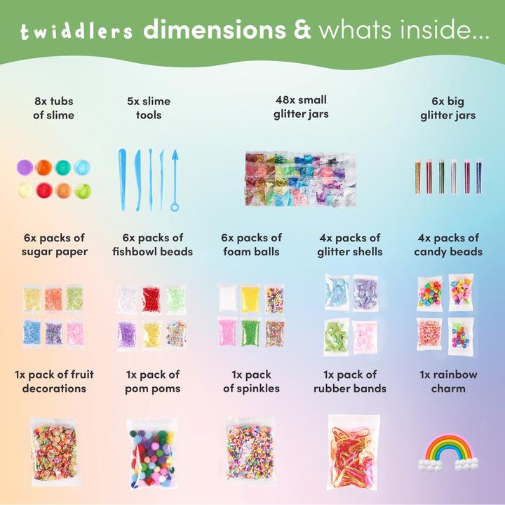 Immagine prodotto The twiddlers Ultimate Slime Making Kit 100 Stück