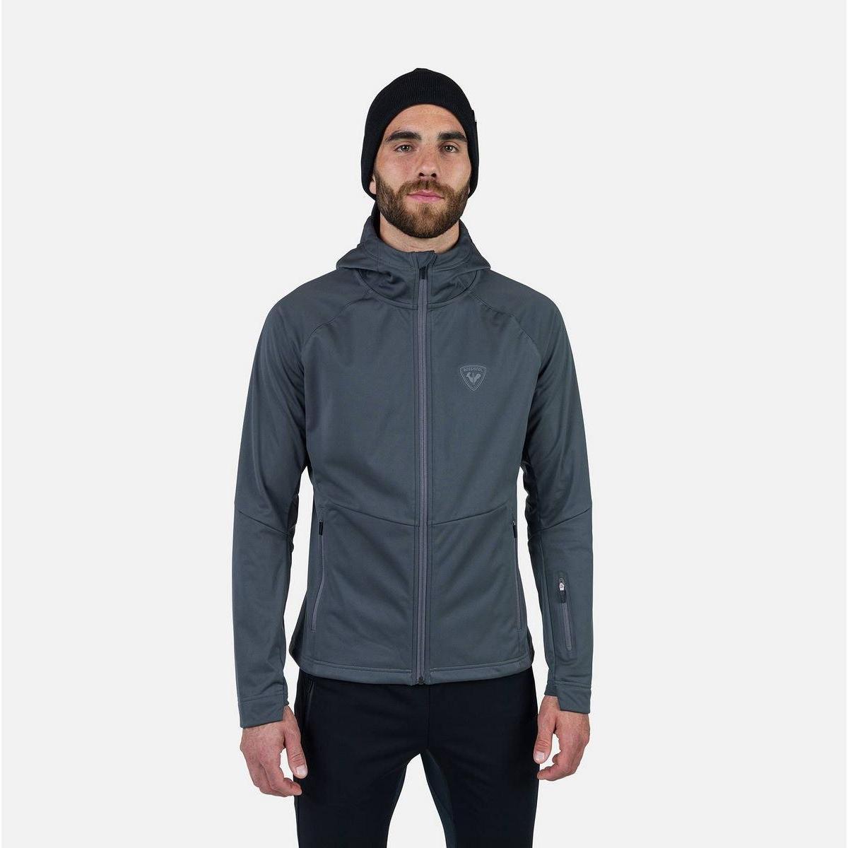 Rossignol, Herren, Langlaufjacke, Genetys Hood Jacket (XL), Blau, XL