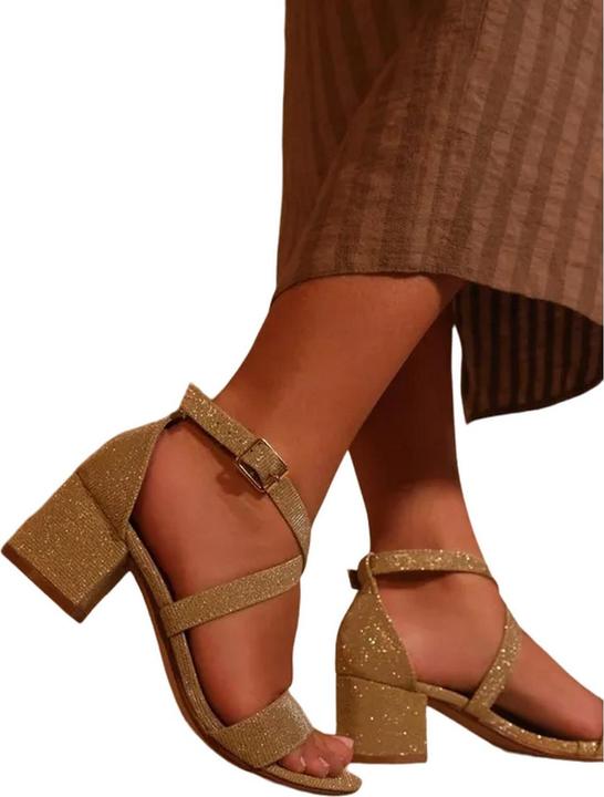 Where's That From Sandalen Amber Glitzer (37)