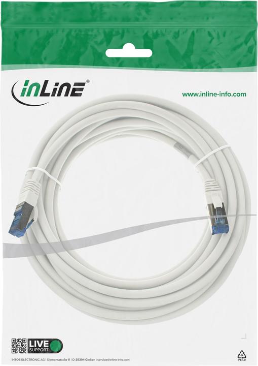 Image du produit InLine Câble patch Cat.6A, S/FTP (PiMf), 500MHz (S/FTP, CAT6a, 10 m)