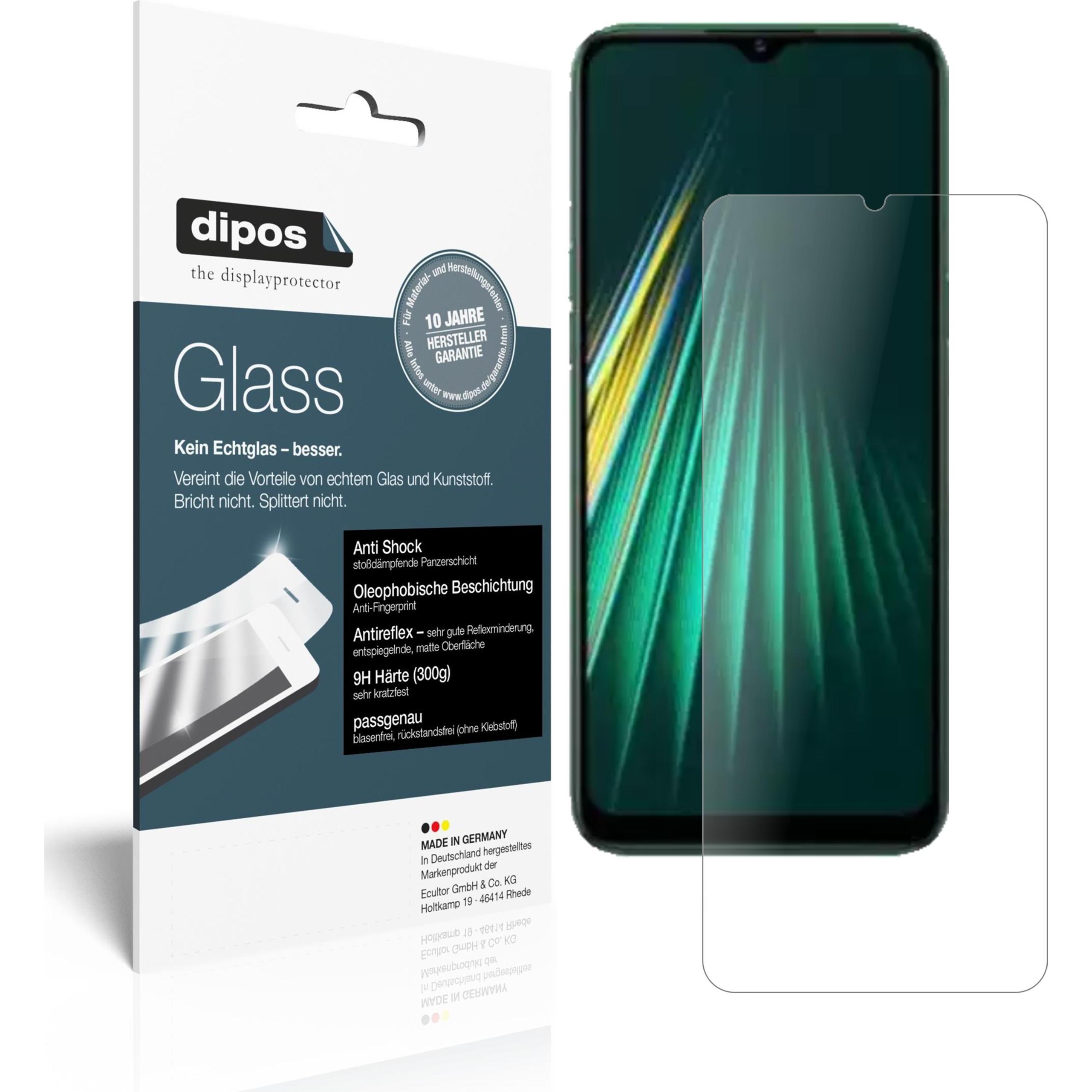 Dipos Displayschutz Anti-Shock (1 Stück, Oppo Realme 5i), Smartphone Schutzfolie, Transparent