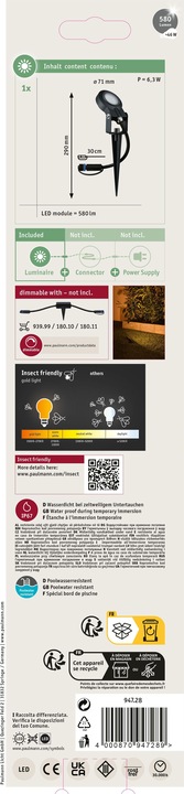 Produktbild Paulmann Sting Spot Insect Friendly (580 lm, IP67)