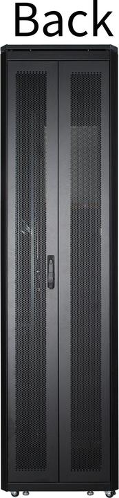 Produktbild Logon RSL46U61BL Vrijstaande rek 46U 600kg Zwart rack (46 HE, 19 Zoll Rack)