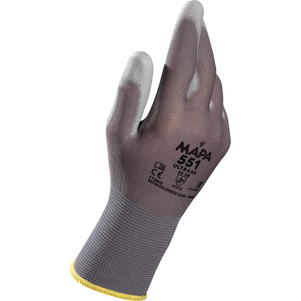 Mapa, Schutzhandschuhe, Ultrane Arbeitshandschuhe Grau, Grösse 6, XS (6, XS)