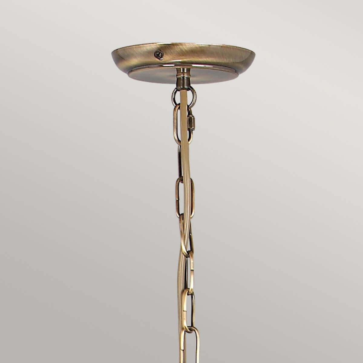 Thumbnail - Elstead Lighting, Kronleuchter, Artisan Kronleuchter E14 3-fach Gealtertes Messing (36 cm)
