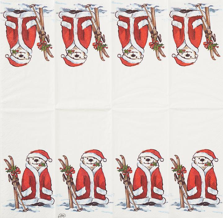 Actual product image IHR Paper handkerchiefs "Polar bear Santa