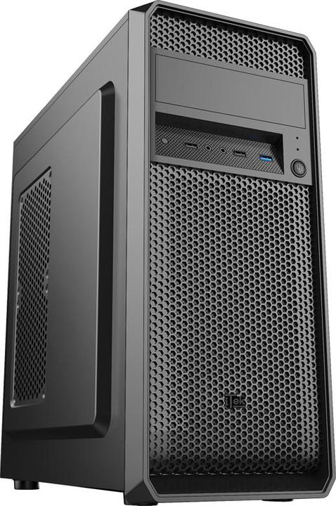 Actual product image Itek Boitier Moyen Tour ATX compatible Prime Dark + alimentation 500W (Noir) (mATX, ATX, Mini-ATX)